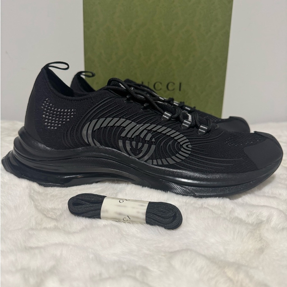 Gucci Men's Black Athletic Sneakers - Picture 1 of 7